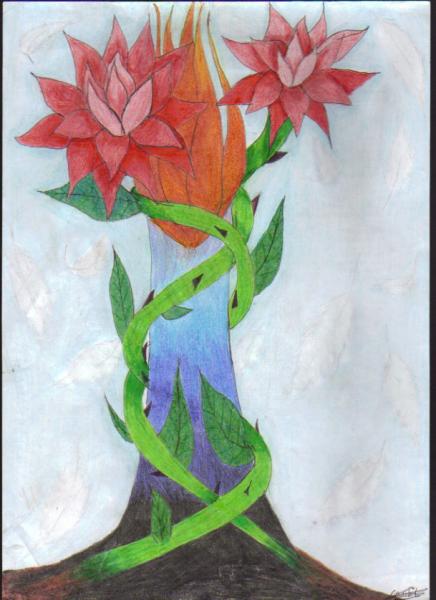 Les fleurs de l'espoir.