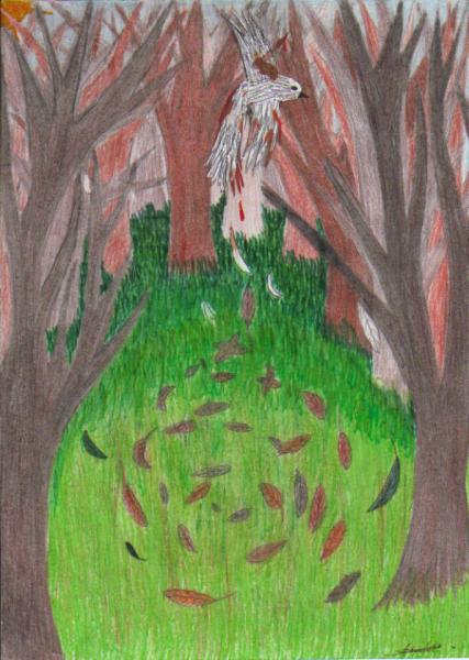 L'oiseau empal�...